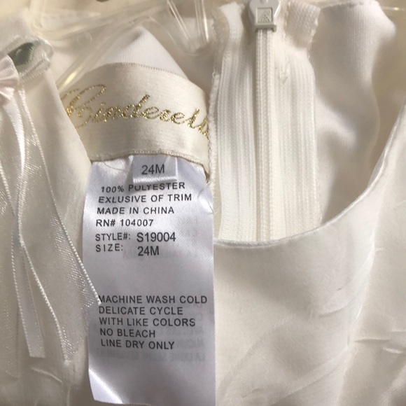 Cinderella  baby dress 3 piece set with ruffles - Picture 10 of 10